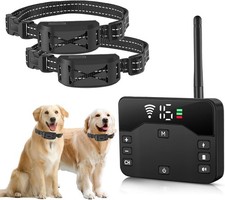 Wireless Dog Fence System with Remote Training Collar 2in1 Electric Fence OPN BX