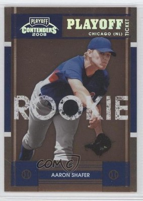 2008 Playoff Contenders Playoff Ticket 64/199 Aaron Shafer #1 0b5