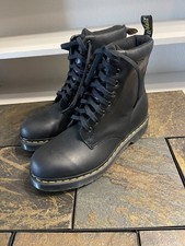 Dr. Martens Air Wair Unisex 1460 Smooth Leather Lace Up Boots, Size US Mens 10