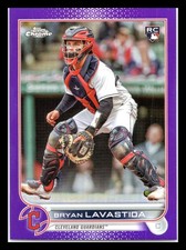 2022 Topps Chrome Update #USC76 Bryan Lavastida Purple Refractor Guardians