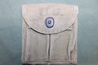 US Military Issue WW2 M1 Carbine Ammo Magazine Stock Belt Pouch Khaki Canvas N8