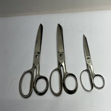 Set Of 3 Vintage Signed Remington Scissors Made In USA
