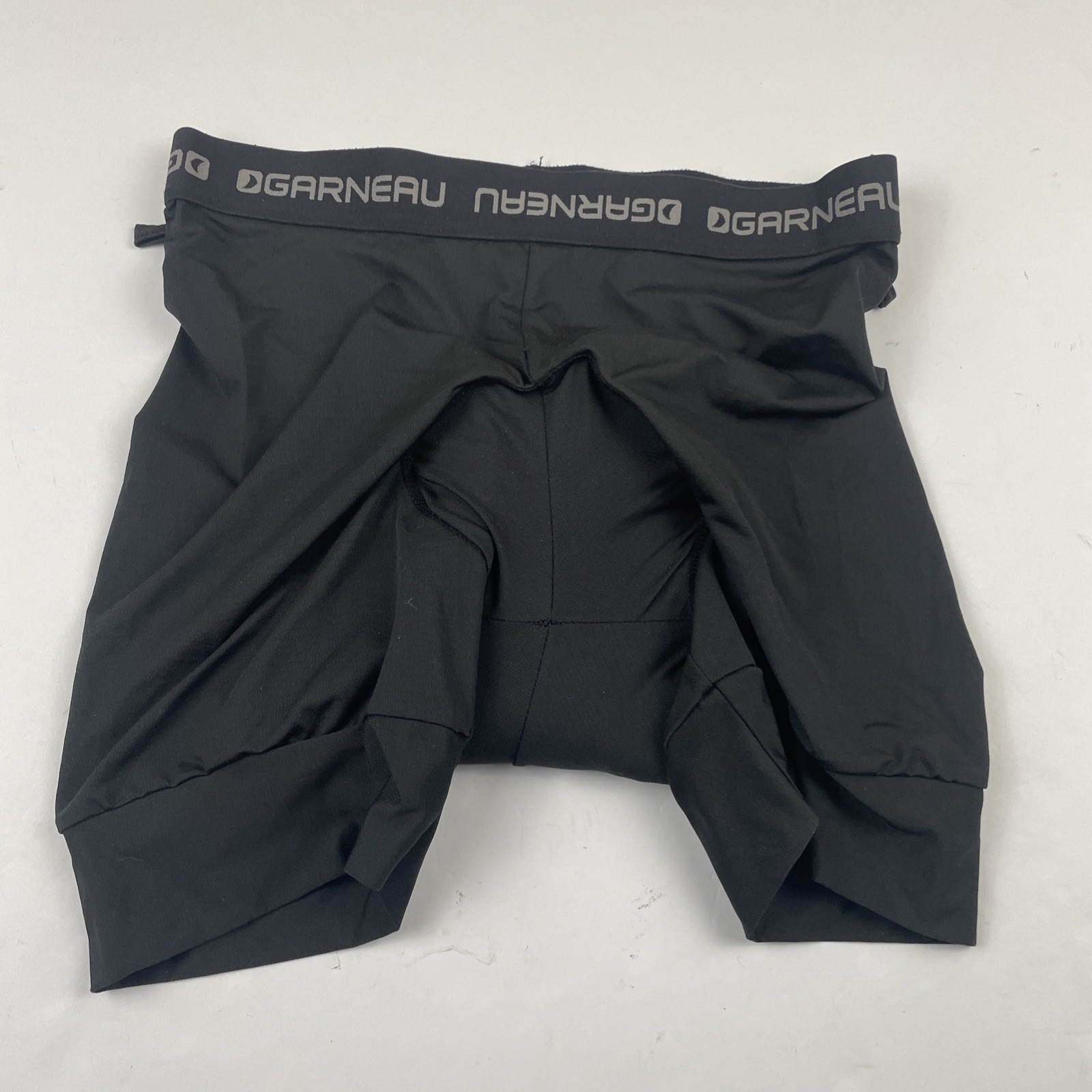 Louis Garneau Cycling Liner Shorts Men’s M Black Padded Silver Coolmax 3