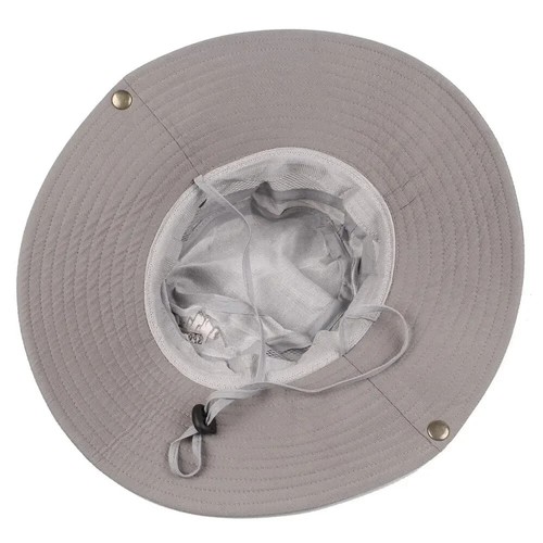 Sombrero Cubo Verano Hombres Exterior Protección UV Ala Ancha Panamá Safari Caza Hiki - Imagen 5 de 10
