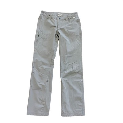 Ascend Womens 6 Beige Nylon/Spandex Stretch Pants Lightweight Hiking