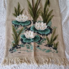 Handarbeit Wandbild Gestickt 110 x 63 Cm Vintage Deko 50er J. Landhaus Nostalgie