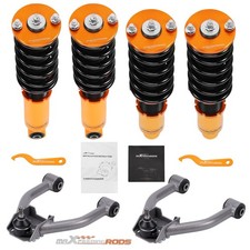 Gewindefahrwerk + 2x Querlenker for Honda CR-V CRV RD1 96-01 Einstellbare Höhe