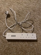 Meross Smart Power Strip Extension Lead 3 Gang 4 USB 2.0 Ports Amazon Alexa Home