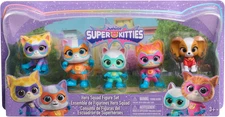 Disney Junior Superkitties Hero Squad 5-Piece Figure Set, Kids Toys for Ages 3 U