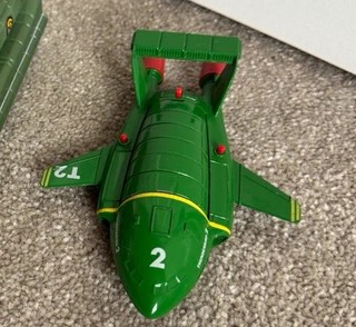 Matchbox Thunderbirds Thunderbird 2 No.2 & SPV Vehicle w/ Pod Green 1992