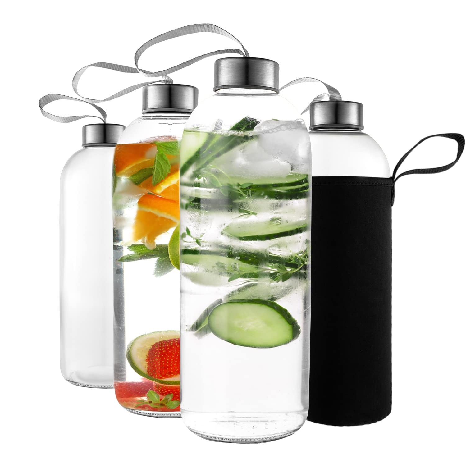 Set Of 4 - Reusable, Eco-friendly, Airtight, Leak Pr...