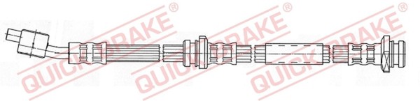 Quick Brake Bremsschlauch 59.906 M10X1 FüR Nissan Almera Tino V10 Dci-image