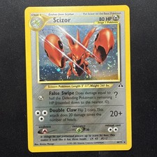 Scizor Neo Discovery Unlimited Holo W/ SWIRL - 10/75 - LP+ Condition on eBay