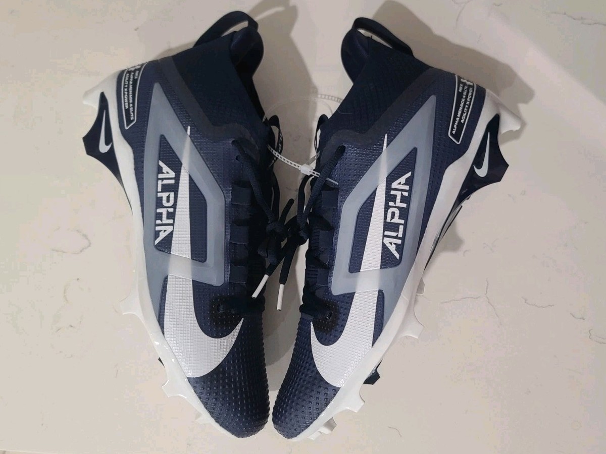 Men Size 12 Nike Alpha Menace Elite 4 TB P Navy White  display picture 3