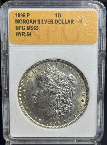 1896-P $1 Morgan Silver Dollar - Sharp Strike - BU - Nice Coin !!