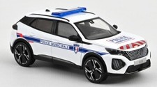 1/43 PEUGEOT 2008 GT MUNICIPAL POLICE RED WHITE 2024 NOREV 472876