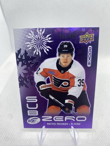 Matvei Michkov #SZ-MI 2024 Upper Deck Ice Sub Zero Rookie card