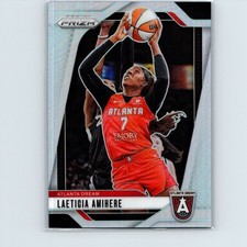 2024 Panini Prizm WNBA Laeticia Amihere #54 Silver Prizm Atlanta Dream