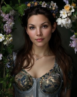 8x10 Romantic Glamour Portrait Print - Beautiful Woman Photo - 546603281