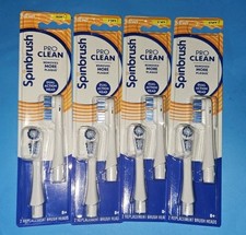 4X A H SPINBRUSH ProClean Replacement SOFT 2 Brush Heads DUAL ACTION  SEALED