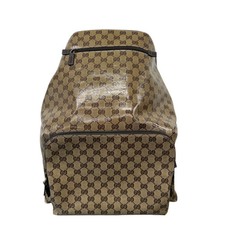 Gucci Men's Crystal Monogram Backpack Brown