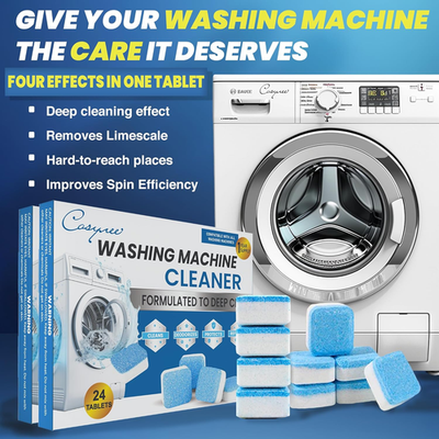 #ad 24 Pack Washer Cleaner Tablets Deep Clean Deodorizer amp; Descaler for All Machines $17.06
