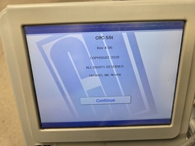 CAPINTEC CRC-55t RADIOISOTOPE DOSE CALIBRATOR W/ CHAMBER. Tested
