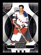 2024-25 Upper Deck Engrained Icons #59 Jean Ratelle Ebony #/199