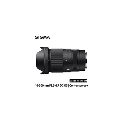 Sigma 16-300mm f/3.5-6.7 DC OS Contemporary Objectif Sans Miroir Canon RF AF - Photo 1/4