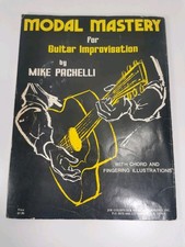 Guitar Tuition Books MODAL MASTERY For Improvisation Mike Pachelli Vintage1983