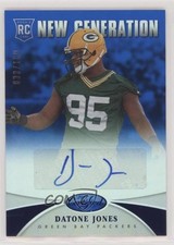 2013 Certified New Generation Mirror Blue Signatures /100 Datone Jones Auto 11pj