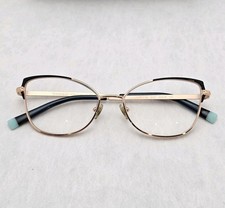 Tiffany Co. TF1136 6007 53-16 140 Cat Eye Rubedo Blue Black Eyeglasses Case