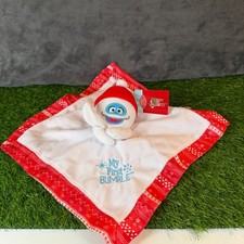 NEW Rudolph Red Nosed Reindeer My First BUMBLE LOVEY Security Blanket RATTLE 12"