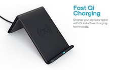 atomi Qi Wireless Charge Stand 10w Fast Charge Universal Charging AT1237 w/ plug