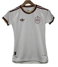 Spain Soccer Jersey for woman 2026/27 size M Color Cream