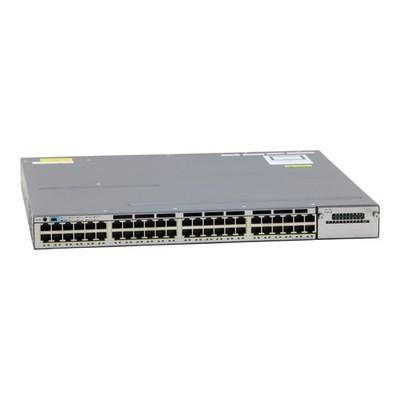 Cisco Catalyst WS-C3750X-48PF-S 48-Port 1GbE RJ-45 PoE+  Switch without PSU