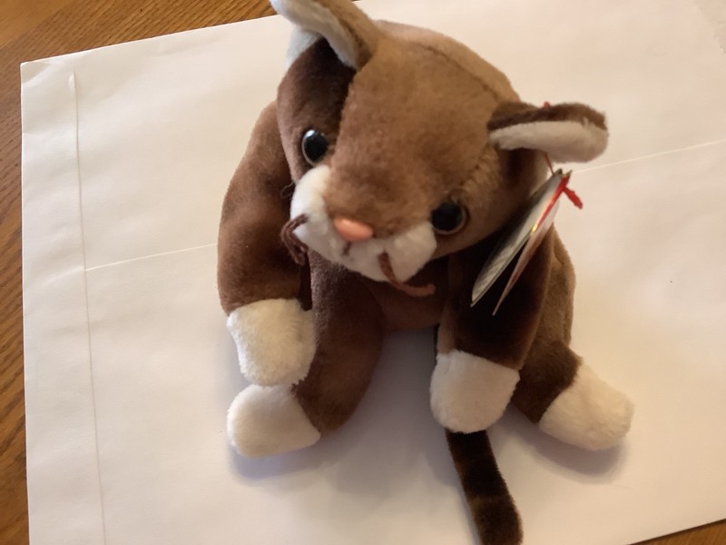 TY 1997 POUNCE CAT BEANIE BABY