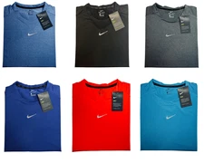 Nike Dri-Fit T-Shirt Athletic for Men Crew Neck Short Sleeve  Work out Tee