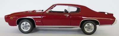 Diecast 1969 Maroon/Red Pontiac GTO 1/24 Welly New