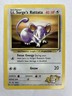 Pokémon TCG Lt. Surge's Rattata Gym Heroes #82 Regular Unlimited Common NM
