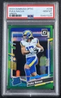 PUKA NACUA PSA 10 2023 PANINI DONRUSS OPTIC #238 GREEN PRIZM RATED ROOKIE 2/5 RC
