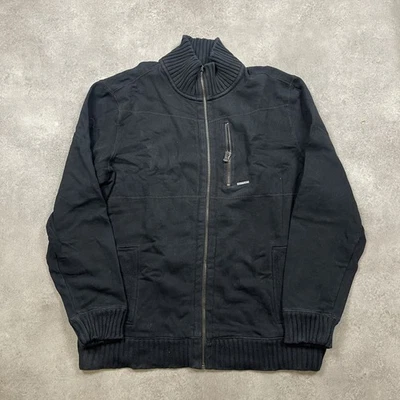 Sweat-shirt Calvin Klein pour hommes, grand pull zippé intégral, noir - Photo 1/4