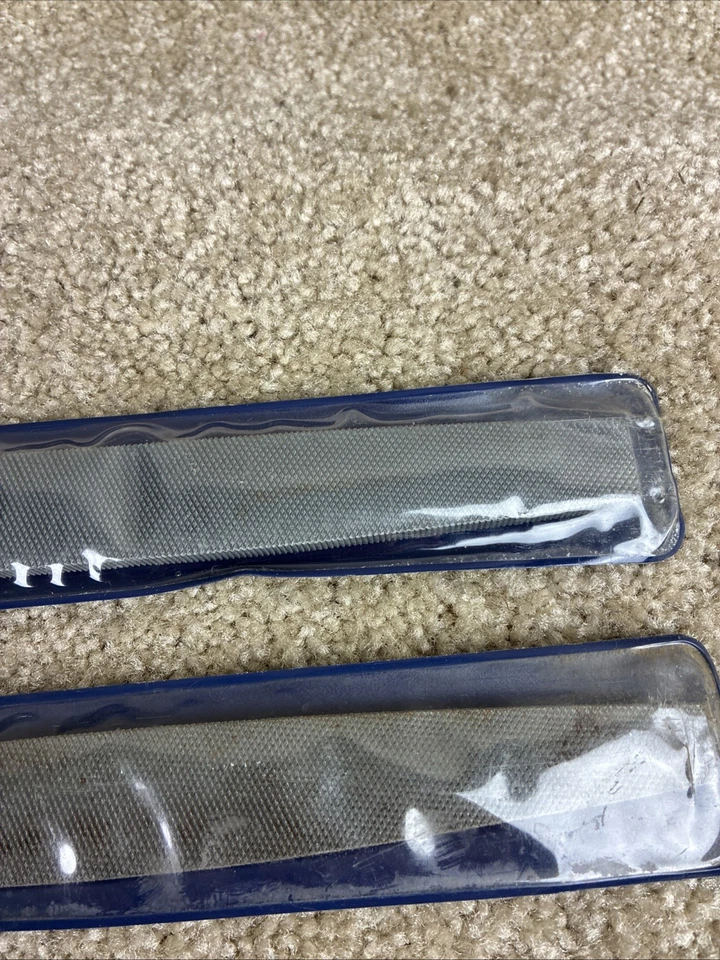 Craftsman Kromedge 10” Flat & Half-Round File Set Vintage  - Image 4 of 4