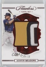 2020 Panini Flawless Patch Ruby 4/20 Austin Meadows #P-AM Patch 0xz8