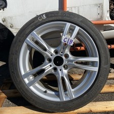 BMW 400M M-Sport 7845880 18" Alloy 8Jx18 F30F31 Genuine Dekor Silver 255/40R18