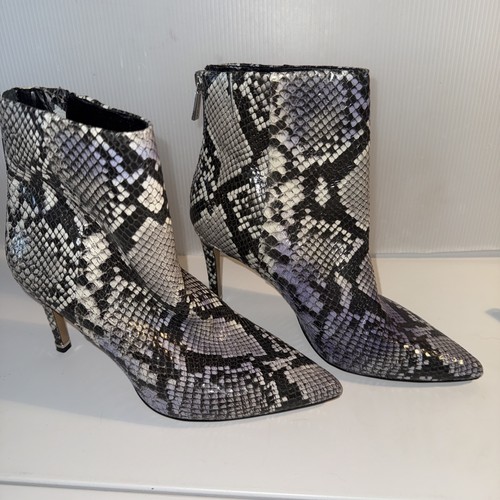Kenneth Cole Raine Leather Faux Python 3.5” Heel Bootie Ombré Women’s Size:8