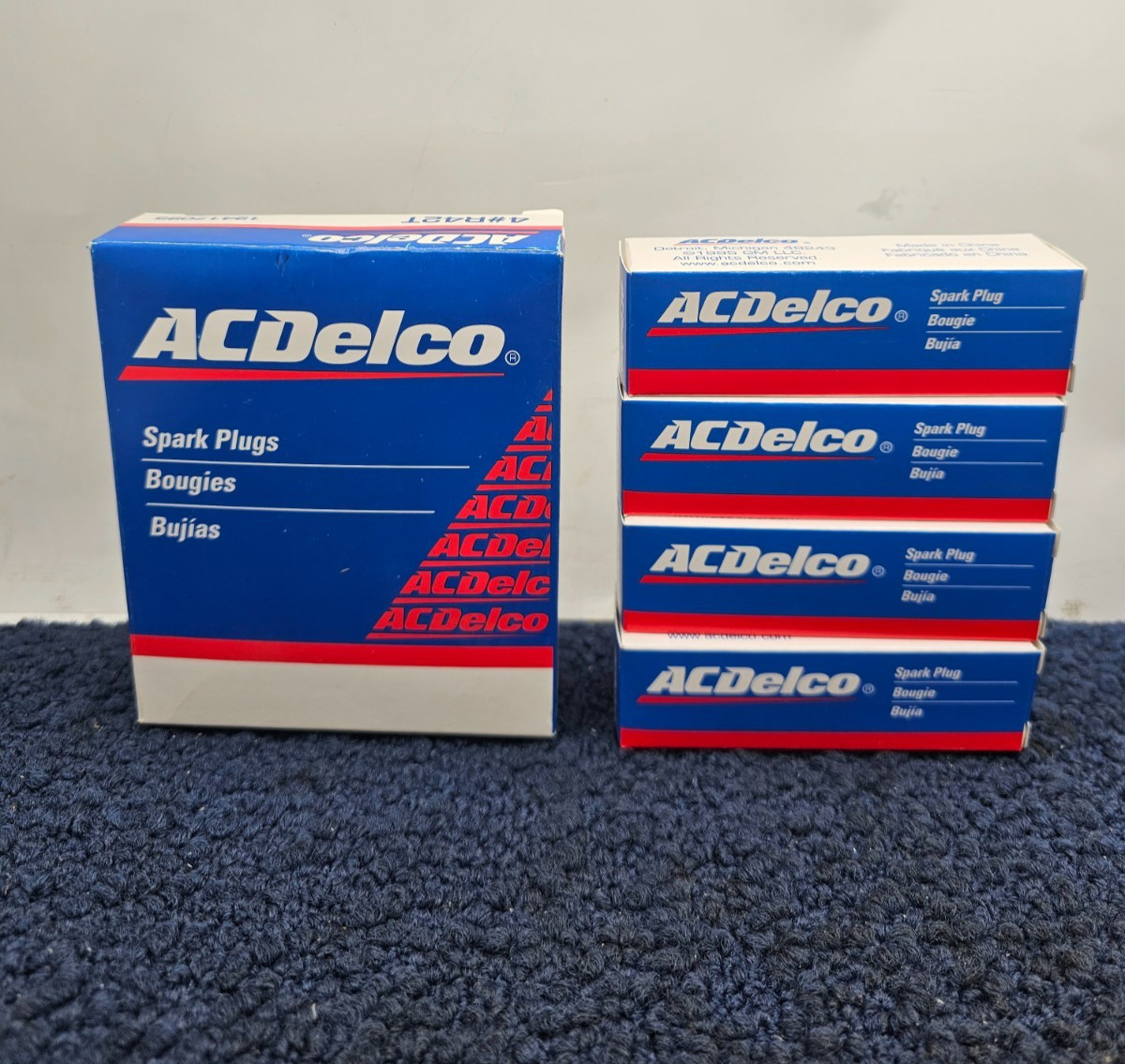 QTY 4 ACDELCO R42T: Marine Engine Spark Plug For Mercruiser Hardin Volvo