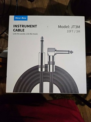 New Bee Instrument Cable Model JT3M 10 FT JT3M New In Box