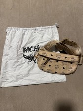 MCM Crossbody Bag in Visetos Beige Mini