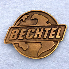 BECHTEL Solid Bronze Belt Buckle 1.75-2" Loop Dynabuckle Provo Utah USA a751